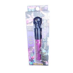 IONI Metallic Purple Liquid Eyeshadow Día De Los Muertos Skull Makeup Halloween